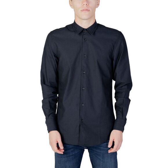 Antony Morato Blue Cotton Dress Men's Shirt